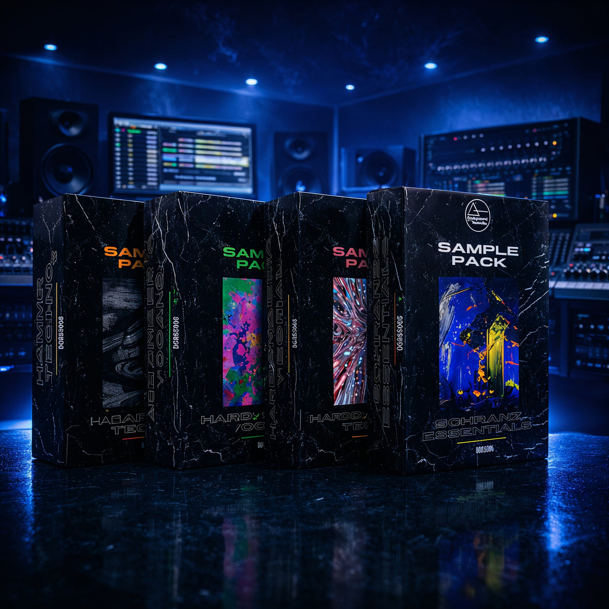 Ultimate Hard Techno Bundle 4 Packs - Darkground Records