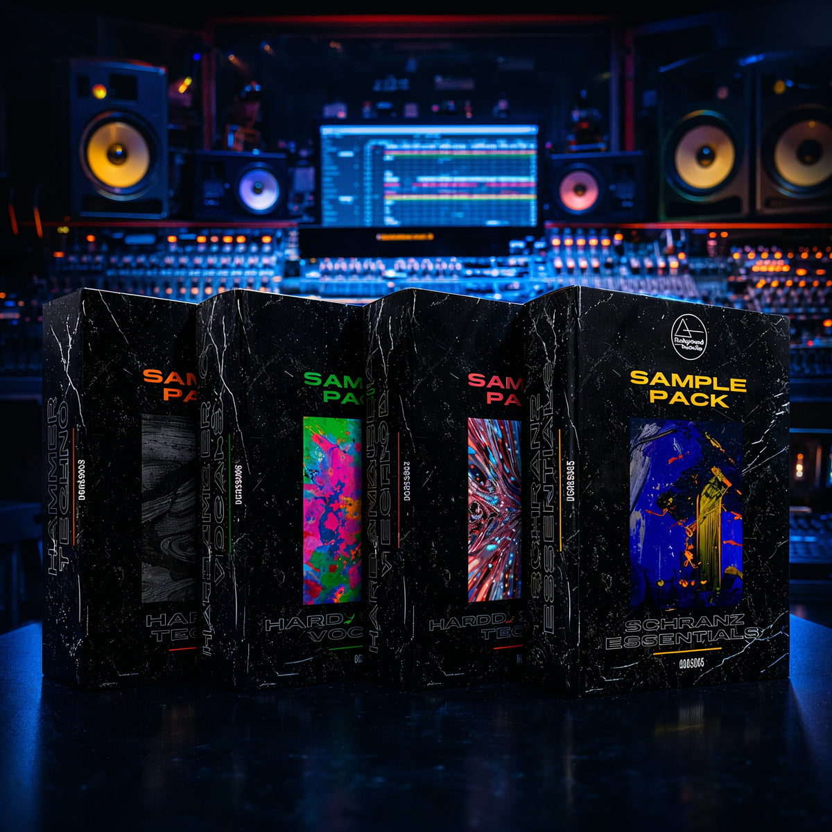 Ultimate Hard Techno Bundle 1000 Samples - Darkground Records